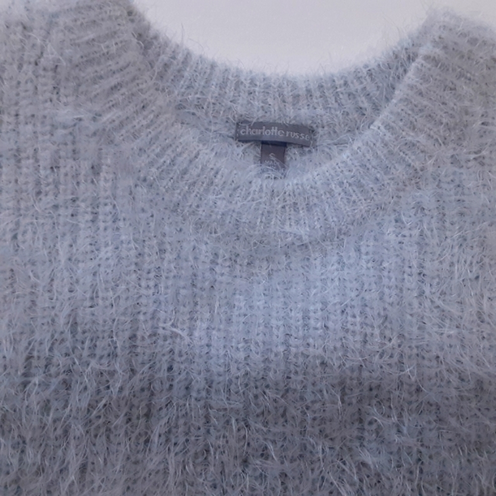 Charlotte Russe FUZZY & SOFT Polyester Acrylic Blend Sweater, Size Small